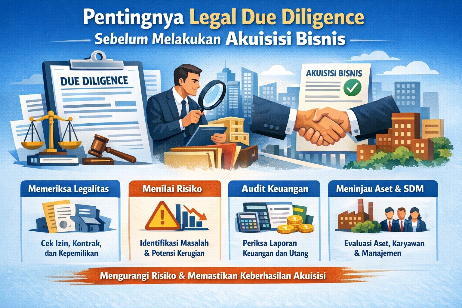 Pentingnya Legal Due Diligence Sebelum Melakukan Akuisisi Bisnis